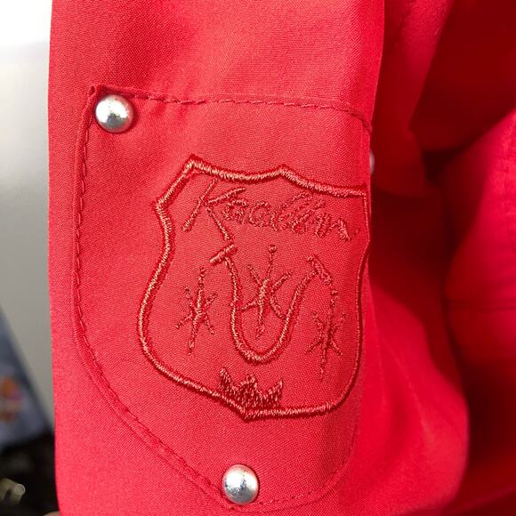 Kaelin Vintage Red Jacket Women's Size XL - Picture 4 of 12